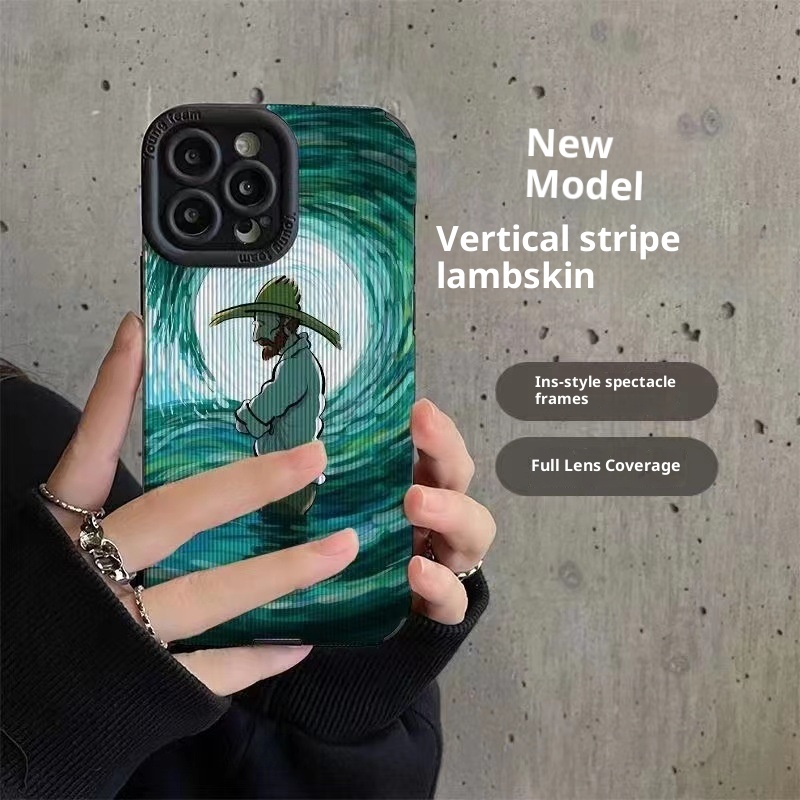 TechGlobe Uyumlu Van Gogh Yağlı Boya Tablo 14 Max Telefon Kılıfı Yeni iPhone 13 Pro Yaratıcı Kişilik 12_voghion.com