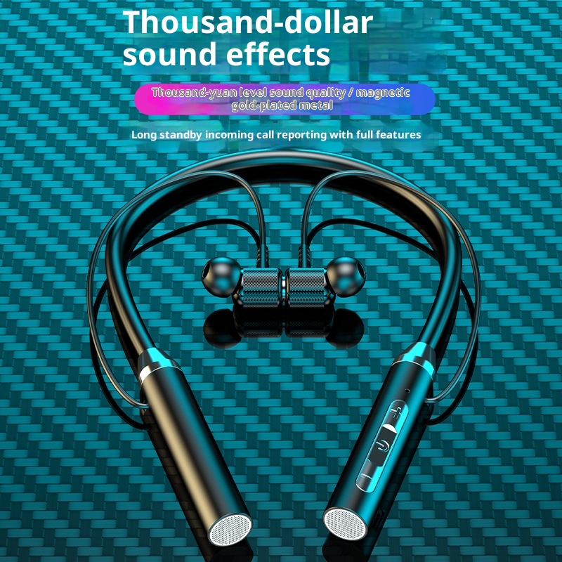 Selezione Premium 3c Cuffie auricolari wireless Bluetooth più vendute, con archetto da collo, sportive, in-ear, da appendere al collo, durata della batteria ultra lunga_voghion.com