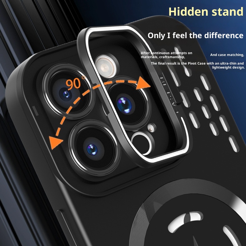 TechGlobe Lightning CD Pattern compatibile con 16 telefoni con supporto invisibile per iPhone 14, custodia morbida in silicone magnetica per iPhone 15 Pro Max_voghion.com