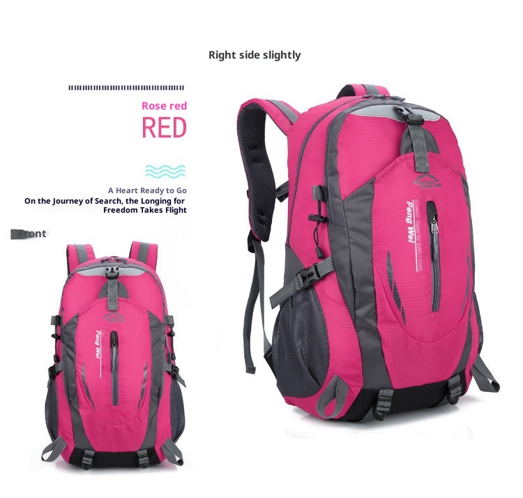 ActiveGo Pengwei Men's Backpack School Outdoor Sports Hiking Bag Water-Resistant Casual Trekking Portable Large Capacity_voghion.com