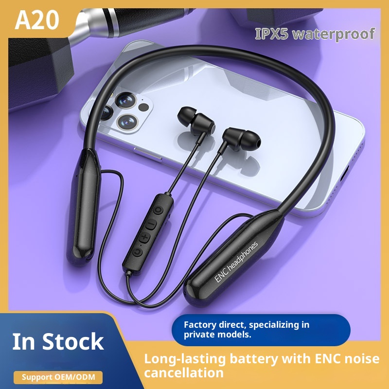 3c Produttore Disponibile in magazzino Cuffie auricolari Bluetooth sportive wireless con archetto da collo Grandi, batteria a lunga durata, cancellazione del rumore, suono stereo_voghion.com