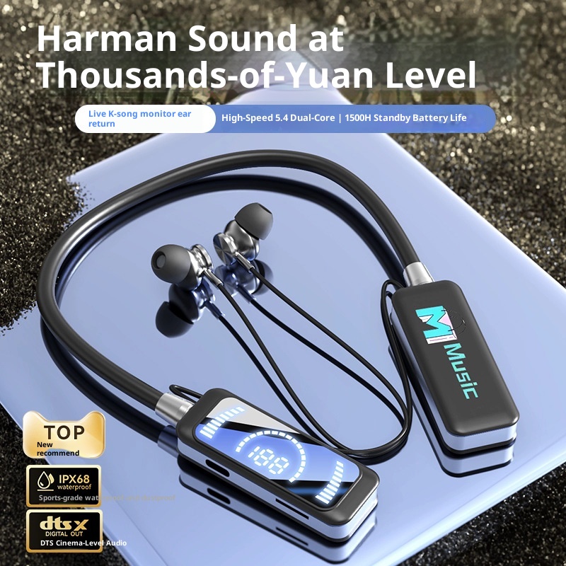 3c Hot-Selling Bluetooth Wireless Long Battery Life New Ultra-Long Running Sports 2025 Hanging Ephones Neck Suitable_voghion.com