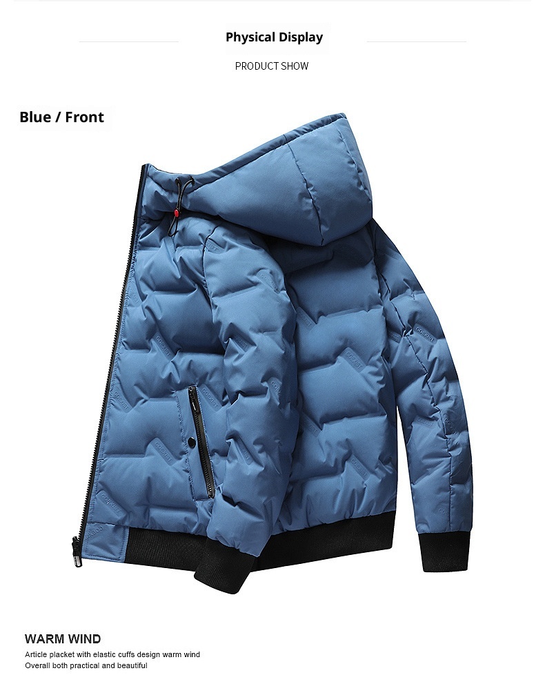 boy Reversible Short New Jacket For Men Youth 90% Fashion White Duck Down Hot Winter Men's Hooded Coat_voghion.com