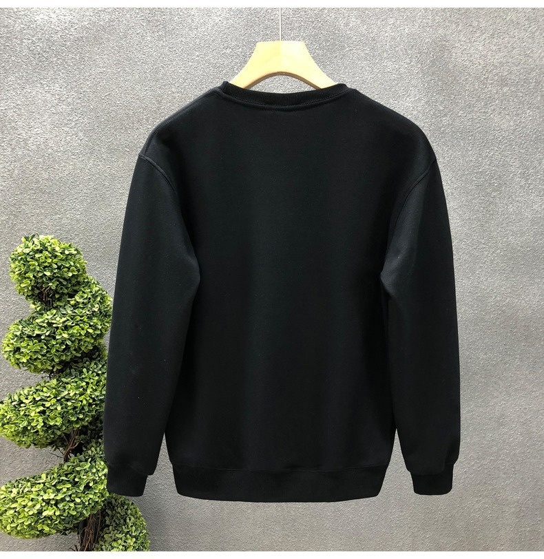 boy Men's Sweatshirt Versatile 2025 Autumn Winter New Round Neck Long Sleeve Trendy Loose Casual Base Shirt_voghion.com