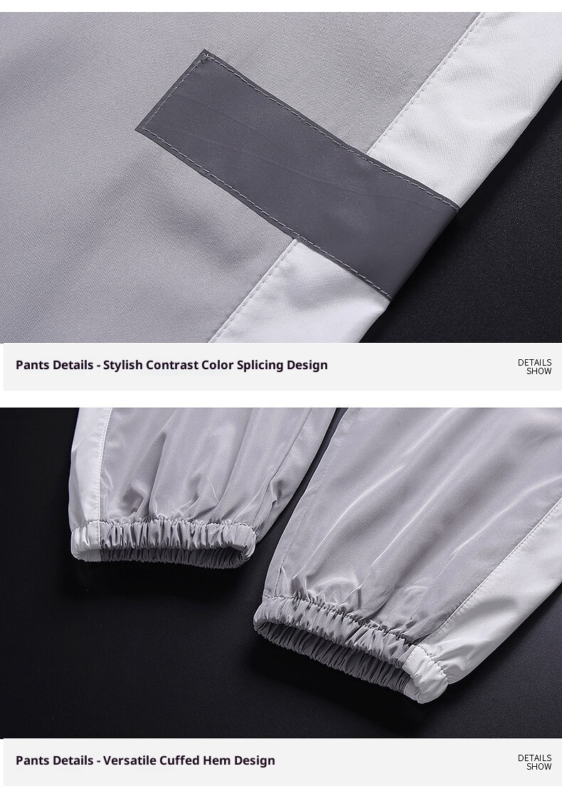 001 2022 Spring And Autumn Casual Sports Suit Korean Version Trendy Handsome Long Sleeve Jacket Men's Two-piece Set_voghion.com