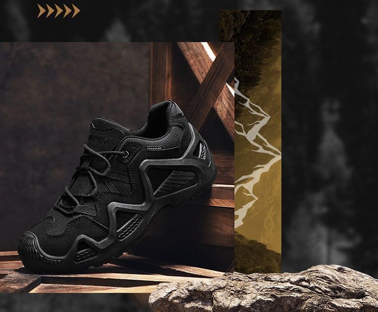 ShoeGlobe Herren 2025 Business Neue rutschfeste Wanderschuhe, strapazierfähige, niedrige, wasserdichte Outdoor-Trekking- und Wüstenstiefel_voghion.com