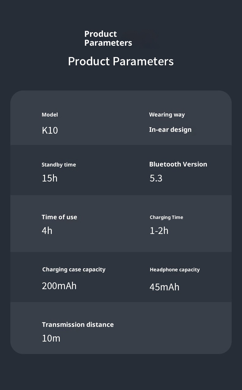 3c Bluetooth Headset Suitable For Huawei, Android, , Wireless, Long-wearing Comfort, Mini, Deep Bass, High Sound_voghion.com