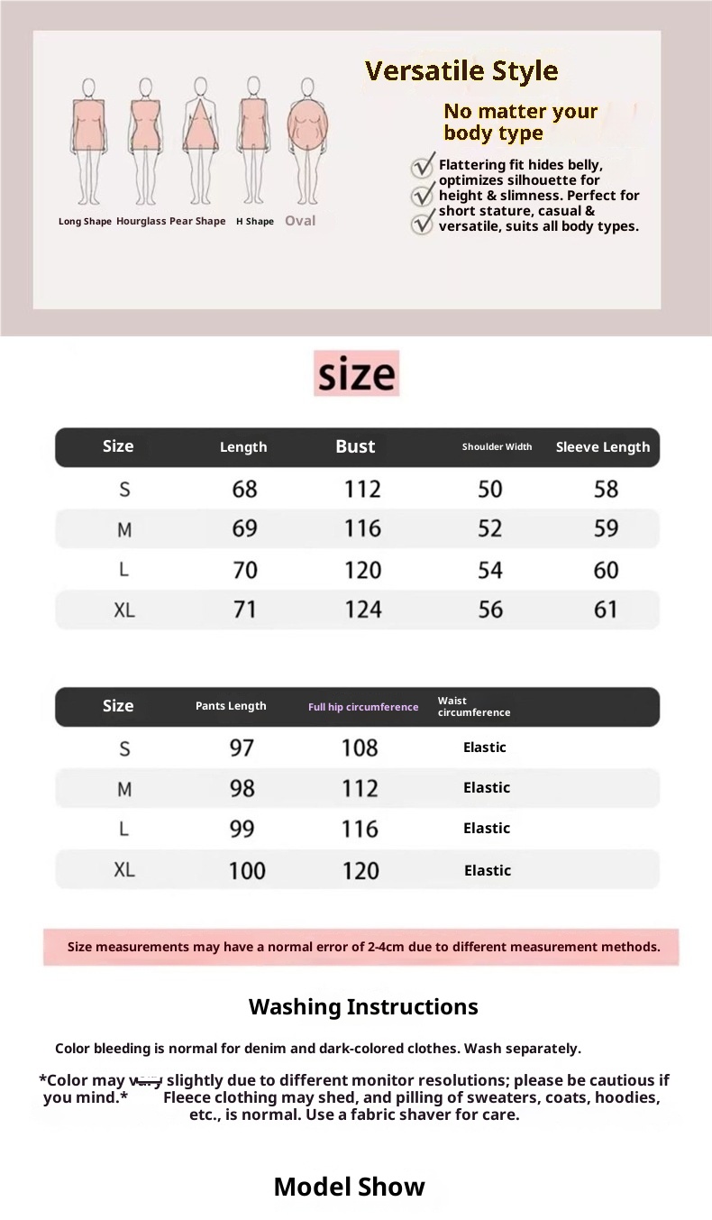 001 Purple Tracksuit Women, Autumn Winter New Loose Slimming Sweatshirt And Sweatpants, Fashionable Casual Two-Piece Set For_voghion.com