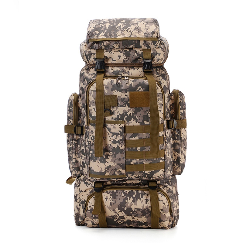 ActiveGo New 80L Tactical Camouflage Outdoor Hiking Large Capacity Waterproof Mountaineering Backpack Men Camping Travel Bag_voghion.com