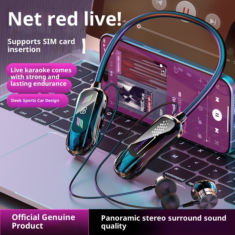 3c Cross-Border Berlin Sound 2025 Neue kabellose Bluetooth-Kopfhörer mit Nackenbügel, In-Ear-Design, extrem lange Akkulaufzeit, ideal für Sport_voghion.com