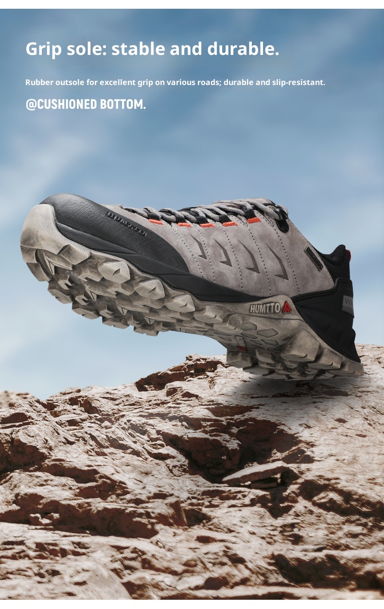 ShoeGlobe Hantu Hiking 2025 Spring New Outdoor Women's Non-Slip Foot Protection Grippy Cushioning Wear-Resistant Casual Trekking_voghion.com