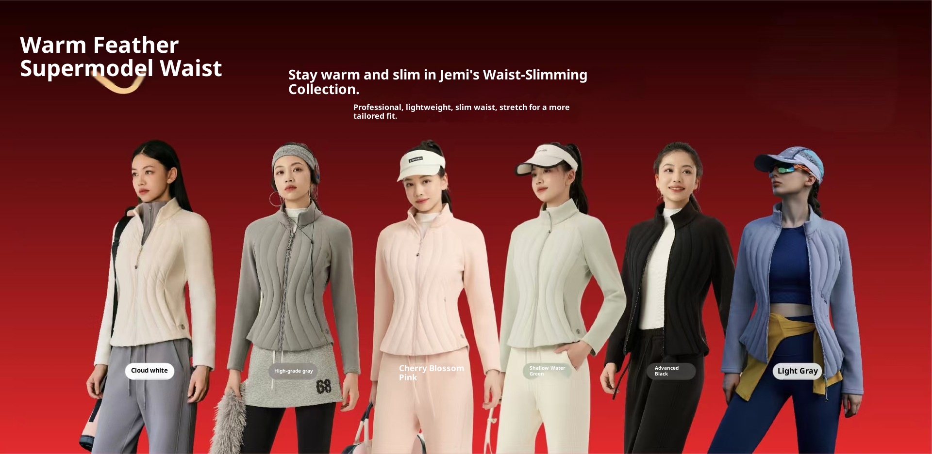 ChicShe White Duck Lightweight Stand Collar Women Outdoor Skiing Slim Fit Warm Women's Down Jacket For Inner And Outer Wear_voghion.com