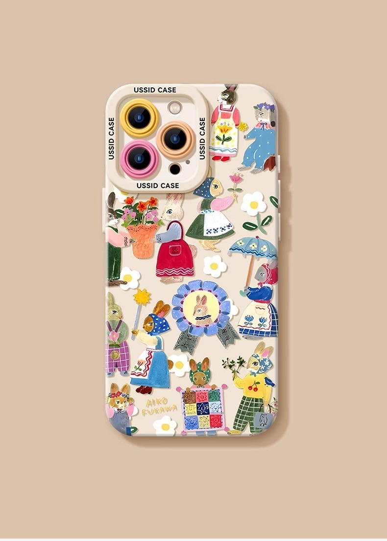 Custodia per telefono TechGlobe Animal Carnival Max Pro Nuovo modello 17 Spring Air Dopamine con cordino 16 set_voghion.com