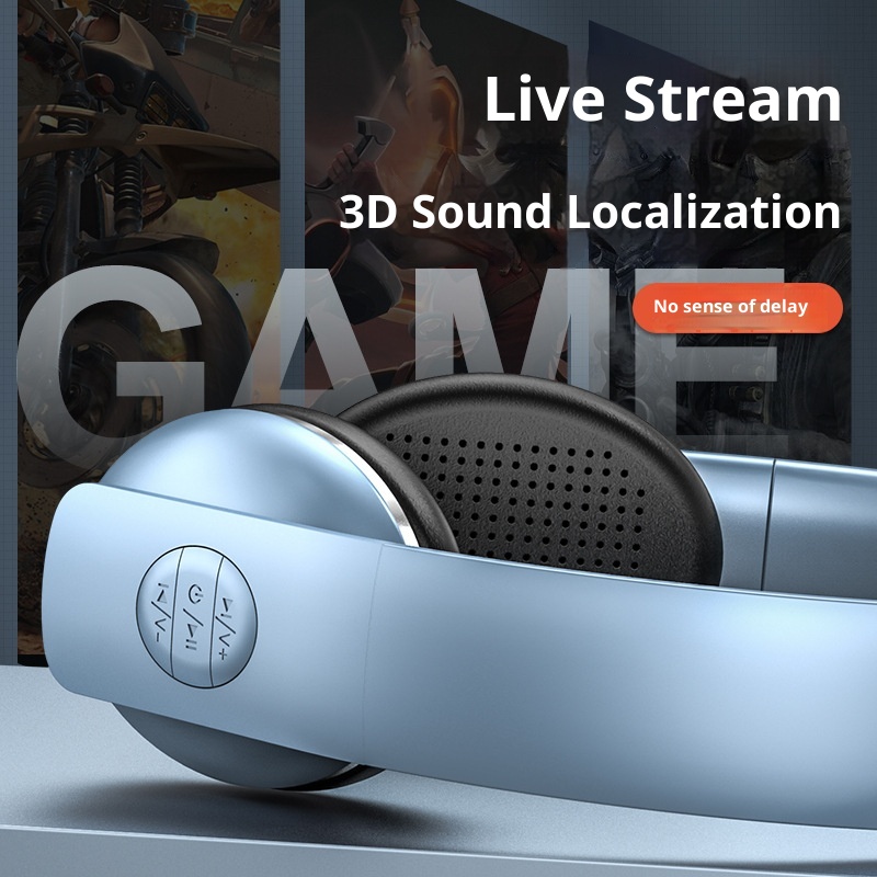 3c Head-mounted Bluetooth Headset A50-BT Stereo Wireless Sports Running Ultra-long Battery Life Retro Style American_voghion.com