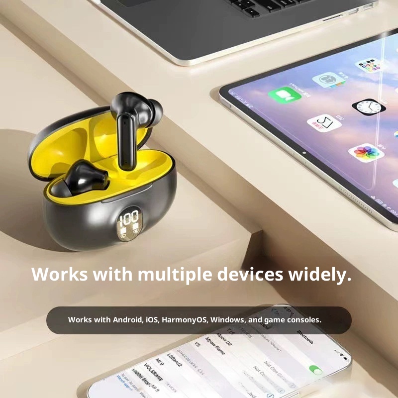 3c Wholesale 2025 New 895B S510 Digital Display Bluetooth Noise Cancelling Leakage Comfortable No Delay Headphones_voghion.com