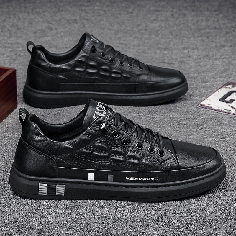 ShoeGlobe Herren Martin Boots Sommer Neu Dicke Sohle Höhenvergrößerung Wasserdicht Rutschfest Freizeit Sport Wandern Arbeit Sicherheit Trendy_voghion.com