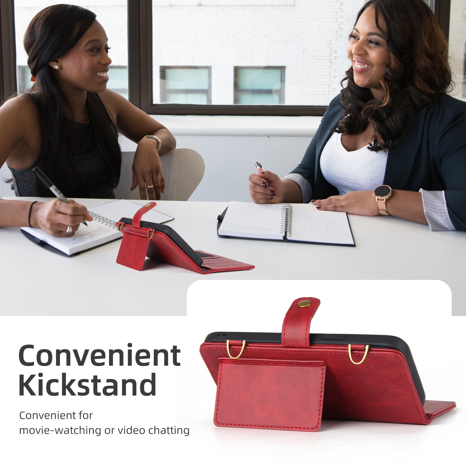 TechGlobe TechGlobe Bestseller 15ProMax Handyhülle aus Leder mit diagonalem Kreuzdesign, passend für iPhone 15, multifunktionale Brieftaschen-Handyhülle S23U_voghion.com