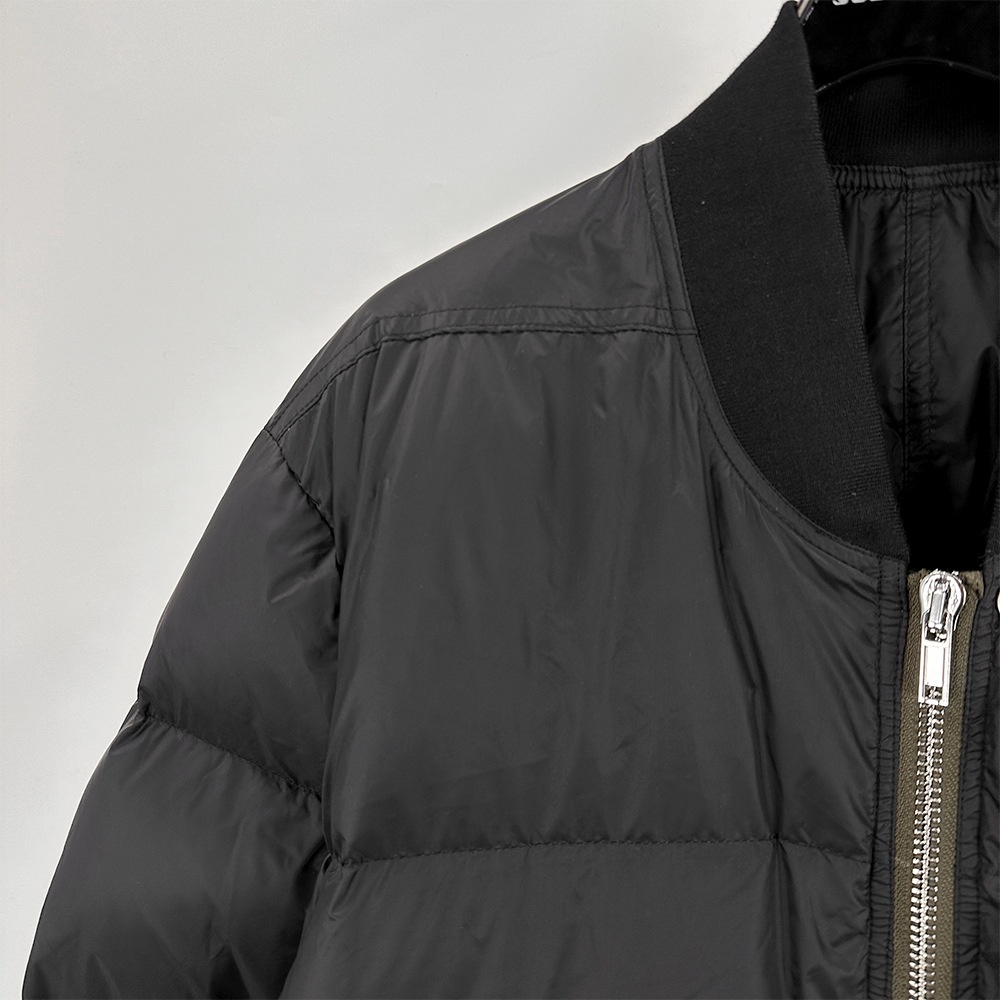 Doudoune homme SUBHUMAN, couleur unie, fermeture éclair, coupe ample, légère et chaude._voghion.com