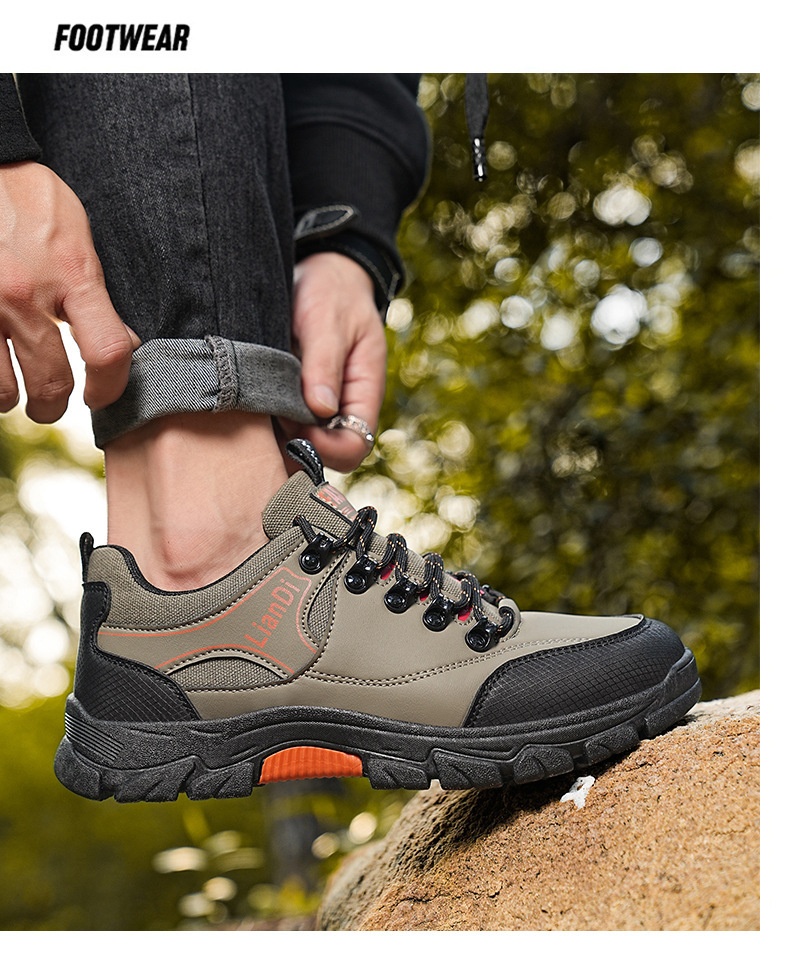 ShoeGlobe Safety 2024 Winter New Outdoor Hiking Non-Slip Trendy Men's Casual Thick-Soled Retro Work Shoes_voghion.com