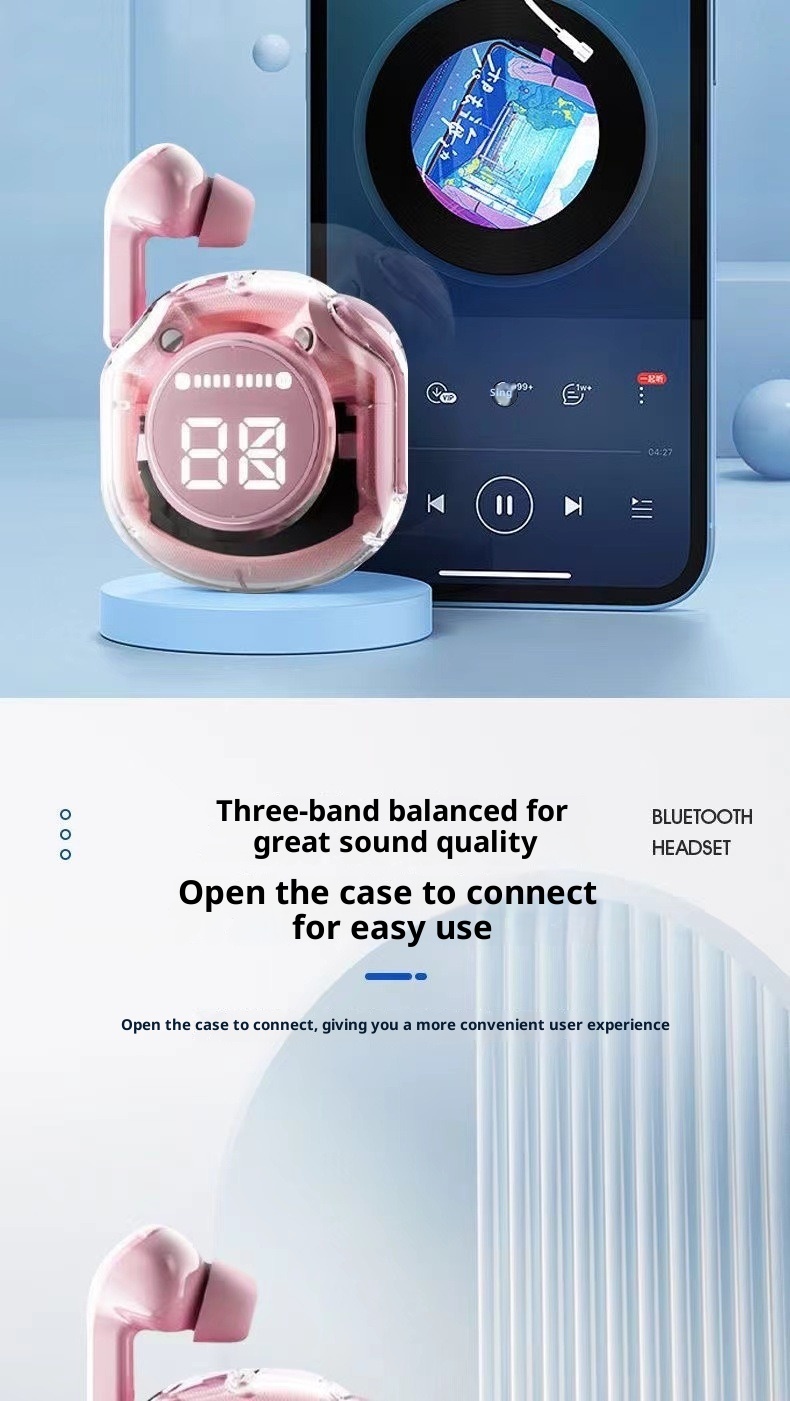 3c 2025 New Bluetooth Earphones True Wireless High-Quality Sound Sports Noise-Cancelling In-Ear Long Battery Life_voghion.com