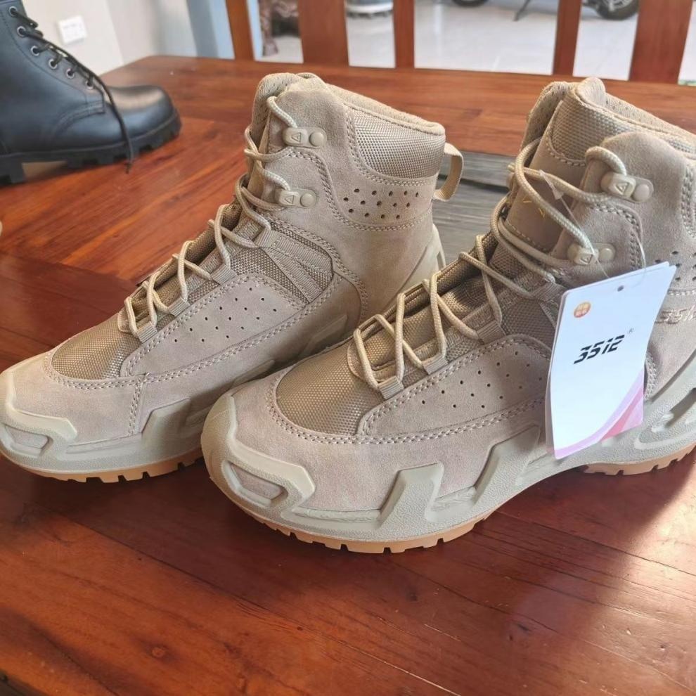 ShoeGlobe 3512 Enthusiast Combat Scarpe da trekking tattiche da uomo, impermeabili, antiscivolo, stivali militari, trekking e arrampicata all'aperto_voghion.com