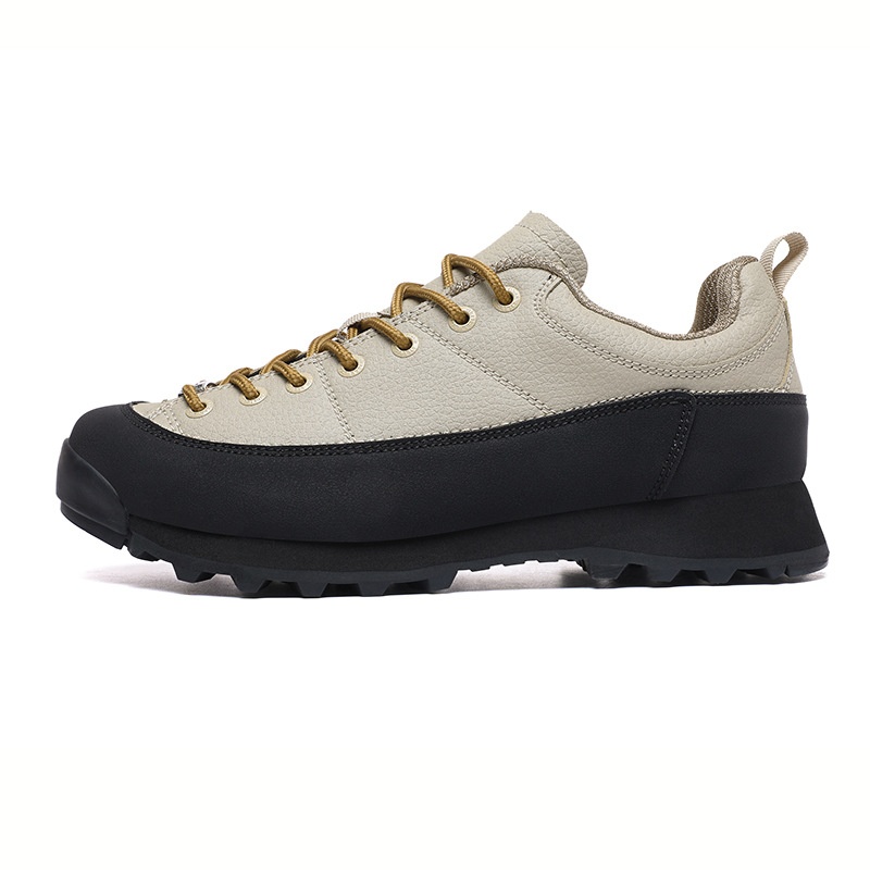 ShoeGlobe Monaco Scarpe basse da uomo in pelle per escursioni, campeggio, outdoor, impermeabili, antiscivolo, per sport di montagna_voghion.com