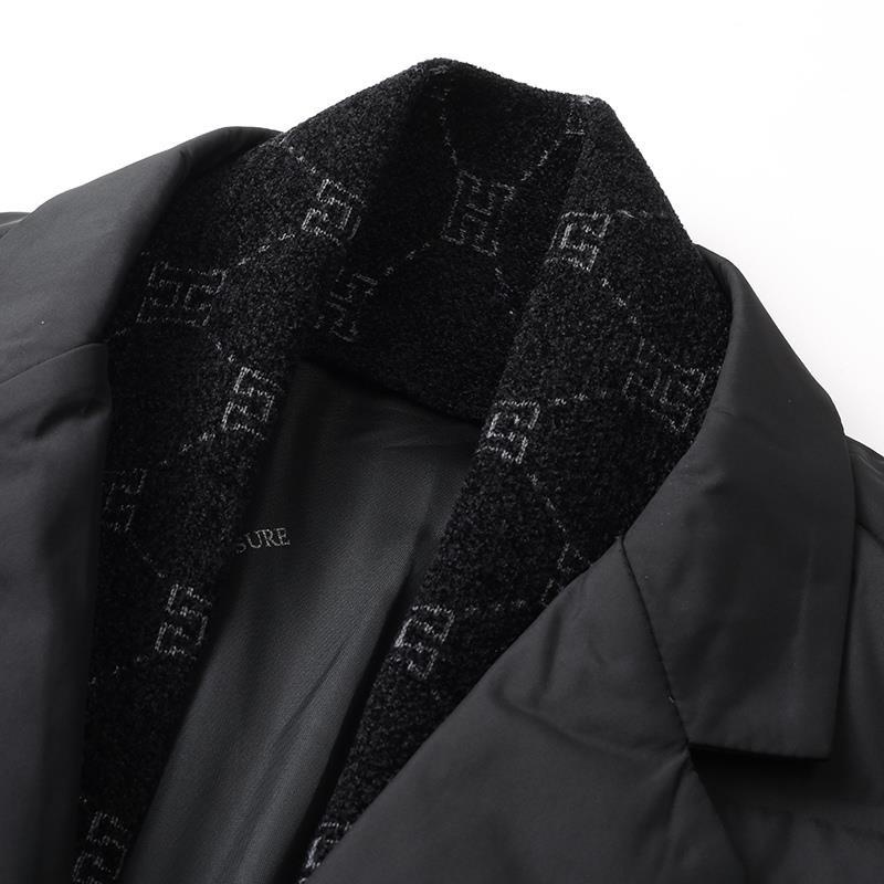 Chaqueta de plumón de pato para hombre, estilo casual y cálido, ideal para el invierno._voghion.com