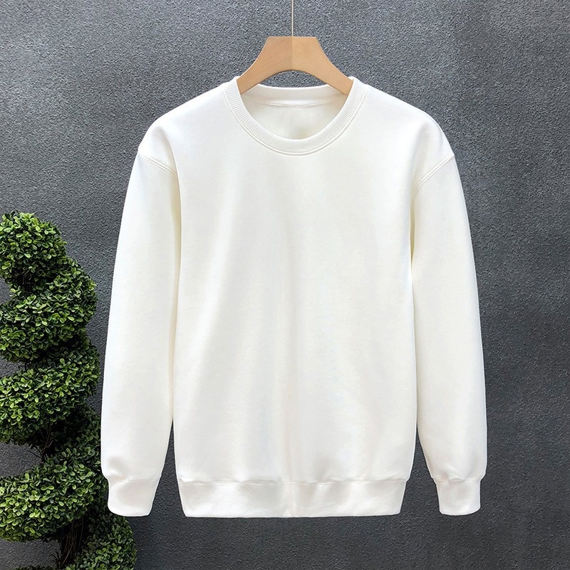 boy Men's Sweatshirt Versatile 2025 Autumn Winter New Round Neck Long Sleeve Trendy Loose Casual Base Shirt_voghion.com