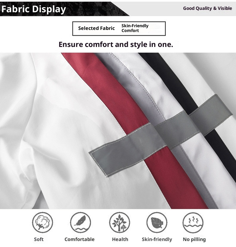 001 Neuer lässiger, dünner Stehkragen-Sport-Zweiteiler für Herren, Frühling/Herbst, Trendy 3225_voghion.com