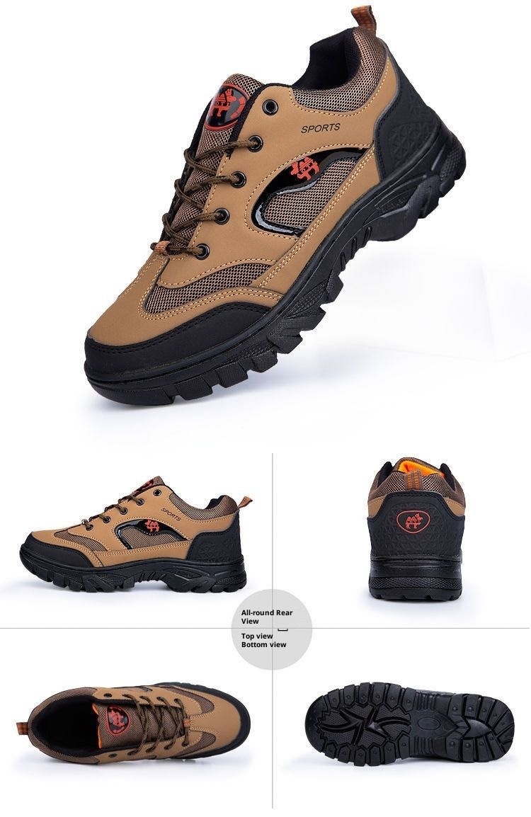 ShoeGlobe Sommer-Outdoor-Sportschuhe für Herren: Wasserdicht, rutschfest, abriebfest, atmungsaktiv, geruchshemmend, sicher für Reisen und Outdoor-Aktivitäten._voghion.com