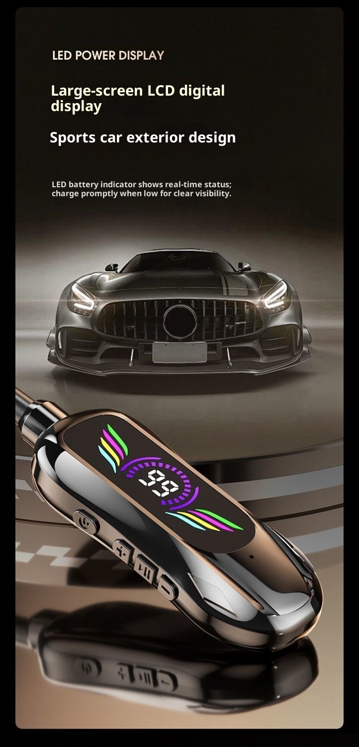 3c 2025 Nuovi auricolari wireless Bluetooth con archetto da collo e display digitale, batteria a lunga durata, auricolari da appendere al collo con funzione di ritorno auricolare_voghion.com