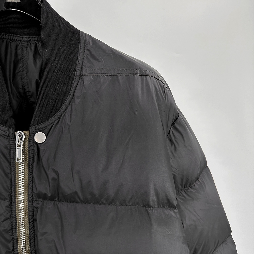 Doudoune homme SUBHUMAN, couleur unie, fermeture éclair, coupe ample, légère et chaude._voghion.com