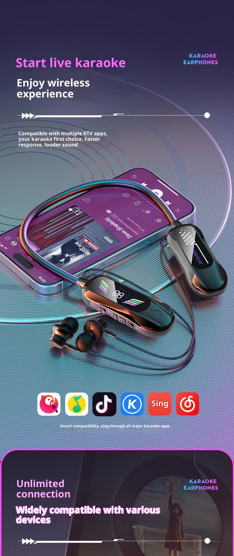 3c Cross-Border Berlin Sound 2025 Neue kabellose Bluetooth-Kopfhörer mit Nackenbügel, In-Ear-Design, extrem lange Akkulaufzeit, ideal für Sport_voghion.com