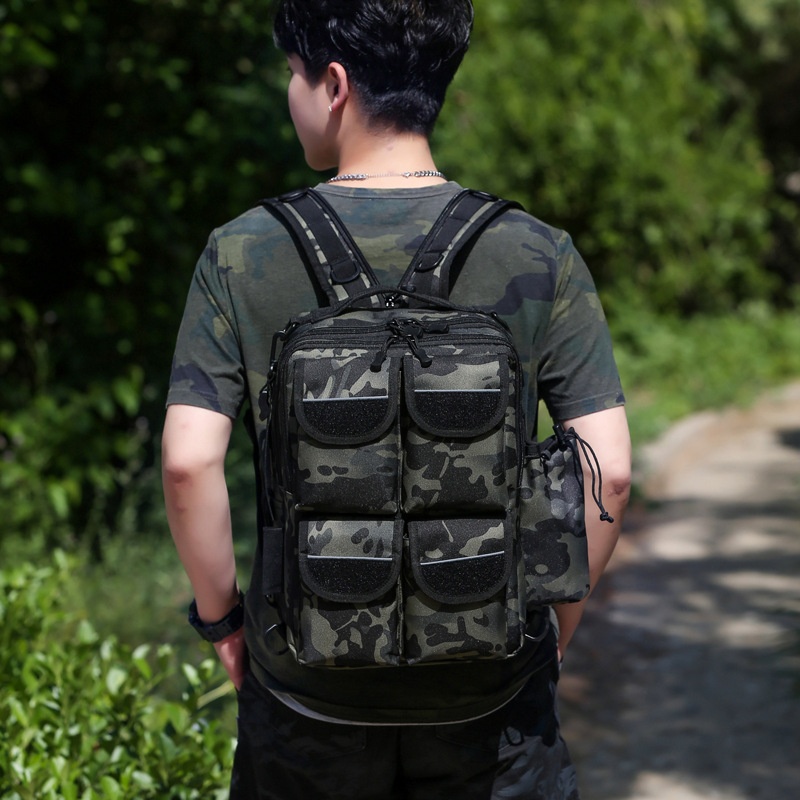 ActiveGo 2021 New Lure Men Travel Climbing Small Camouflage Sports Bag Outdoor Tactical Backpack Large Capacity_voghion.com