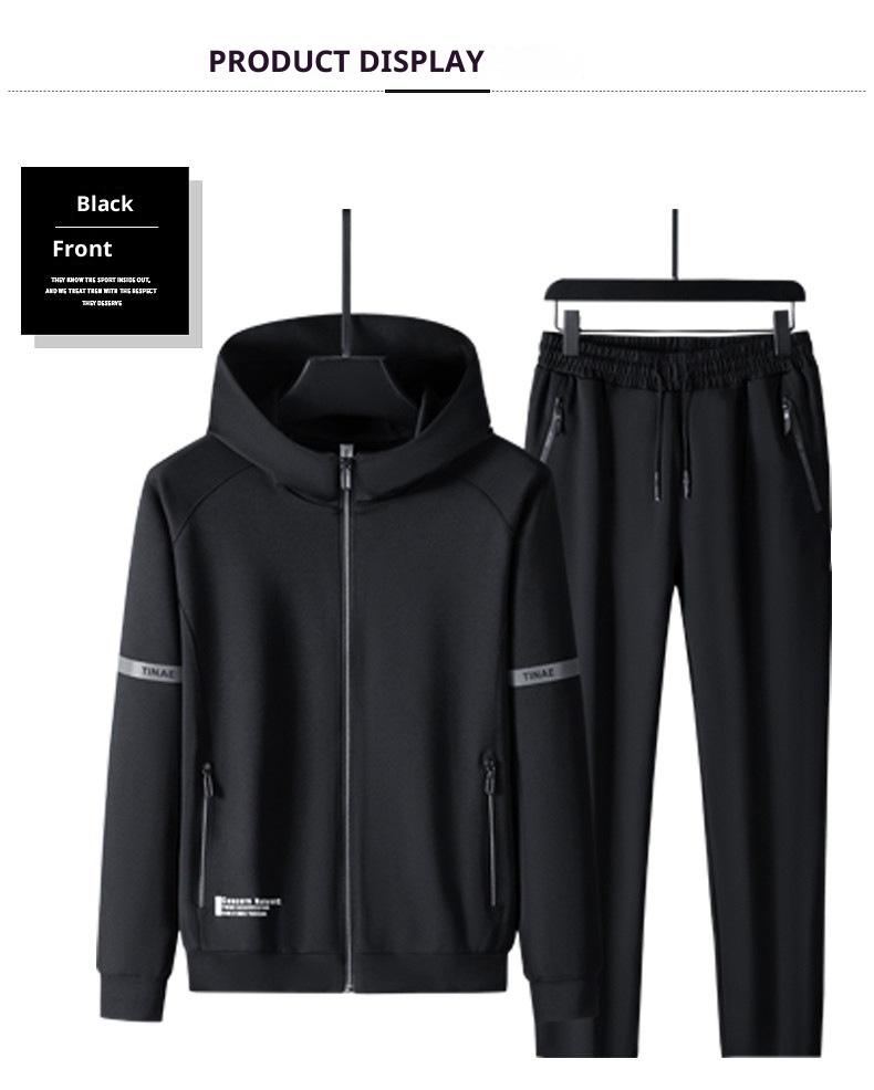 001 Cardigan con cappuccio spesso foderato in pile, di alta qualità, per uomo, autunno inverno, nuovo, casual, sportivo, taglie forti_voghion.com