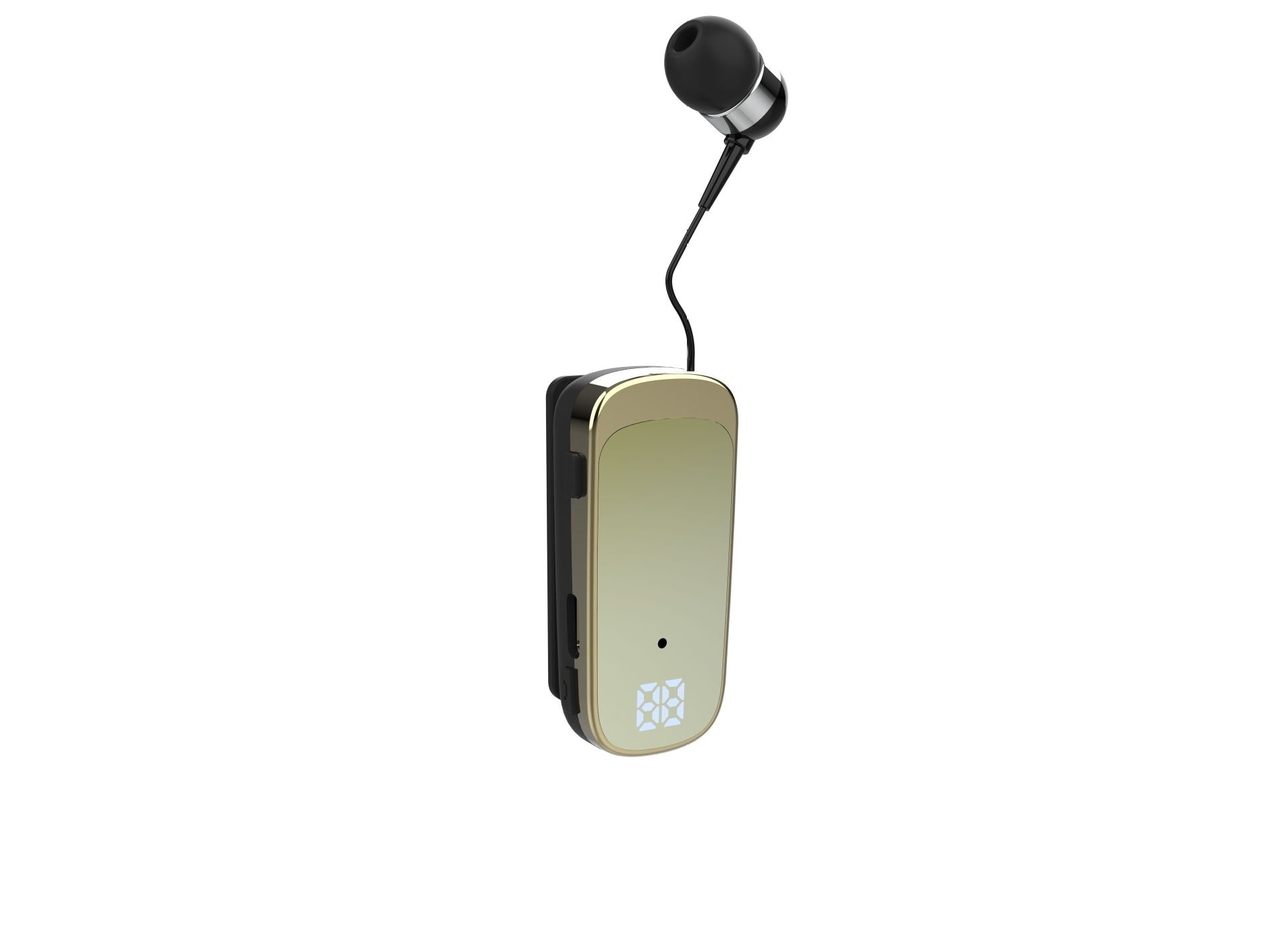 Auricolari Bluetooth con clip 3c, batteria a lunghissima durata, grande capacità, notifica di chiamata in arrivo, vibrazione, guida alla consegna_voghion.com