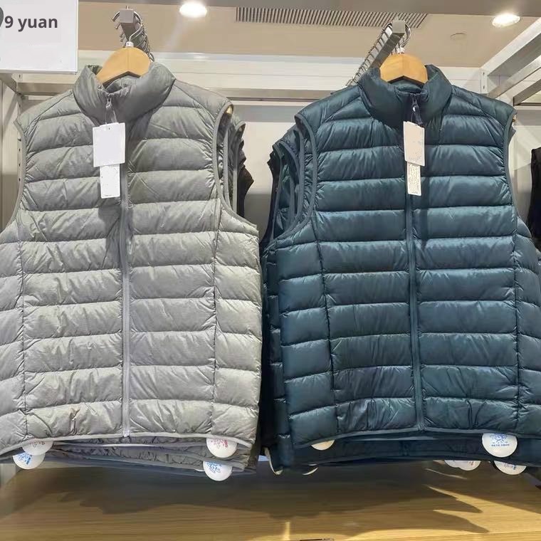 ragazzo 2023 Nuovo Autunno Piumino Moda Uomo Gilet Sottile Invernale Leggero Interno Ed Esterno Gilet_voghion.com