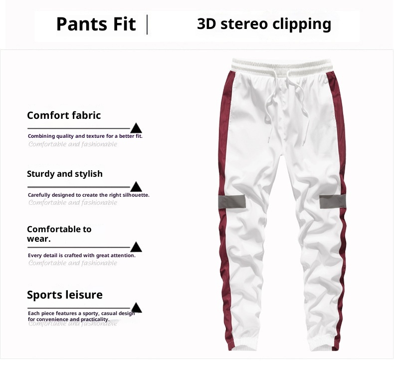 001 Neuer lässiger, dünner Stehkragen-Sport-Zweiteiler für Herren, Frühling/Herbst, Trendy 3225_voghion.com