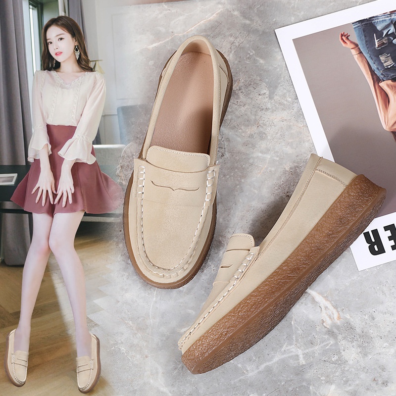 2025 Hot-selling nieuwe stijl loafers gepolijst rijden grensoverschrijdende Europese en Amerikaanse grote maten damesschoenen_voghion.com