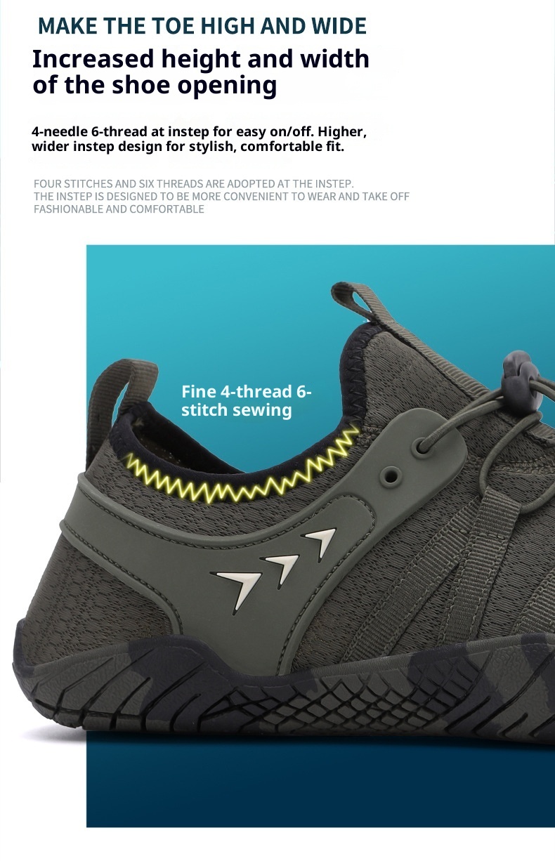 Swimming Indoor Fitness Treadmill Sports Outdoor Stream Trekking Breathable Wading Quick-Dry Fishing Shoes_voghion.com