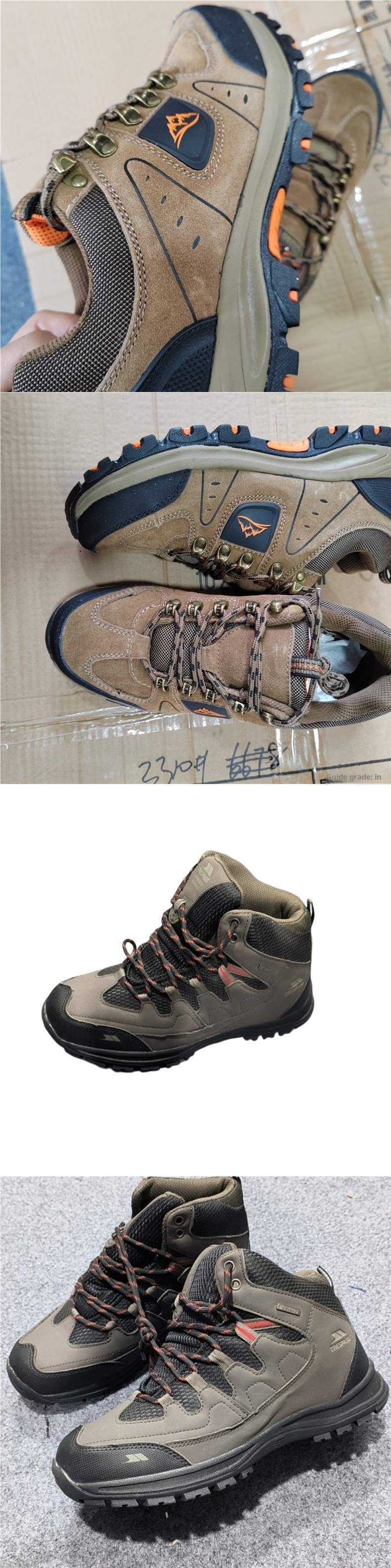 ShoeGlobe Autumn Winter Mountain Cowhide Wear-resistant Non-slip Men's Off-road Outdoor Sports Hiking Shoes_voghion.com