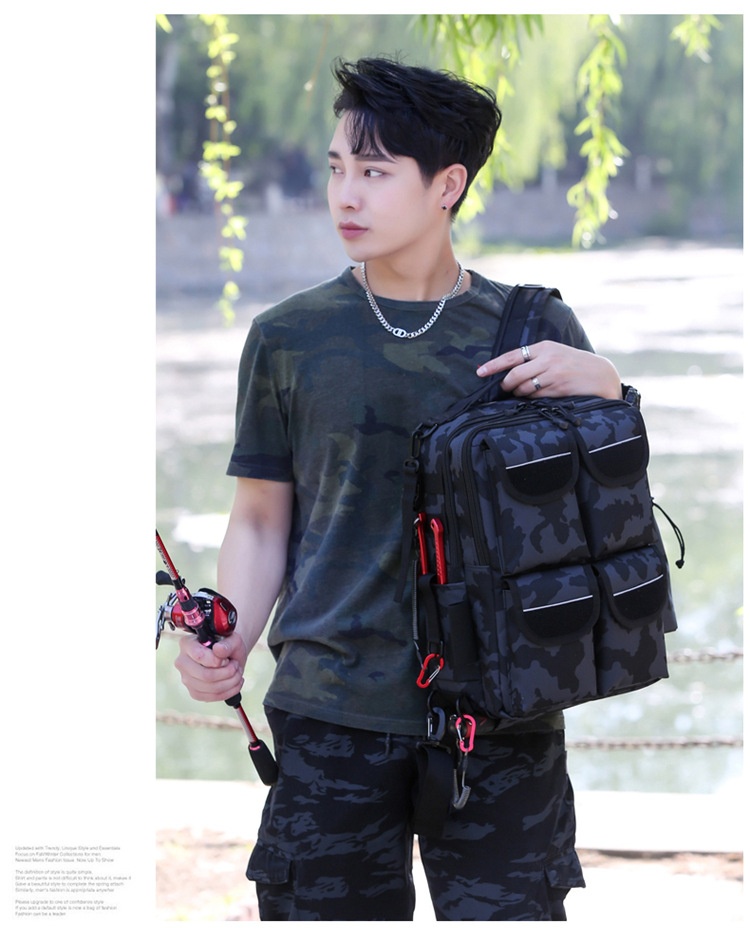 ActiveGo 2021 New Lure Men Travel Climbing Small Camouflage Sports Bag Outdoor Tactical Backpack Large Capacity_voghion.com