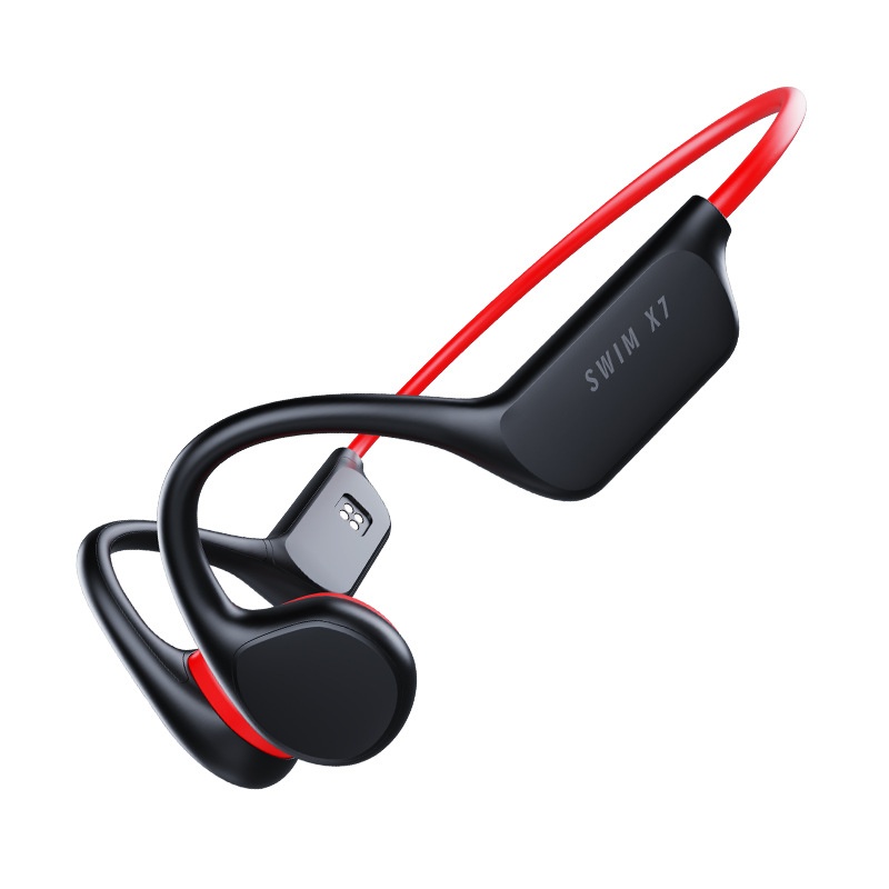 3c X7 Bone Conduction Wireless Non-In-Ear Sports Running Waterproof Over-Ear Bluetooth 5.3 Earphones_voghion.com