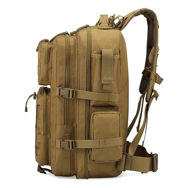 ActiveGo Cross-border Outdoor 3P MOLLE Tactical Bag Large Capacity Waterproof Mountaineering Hiking Camping Sports Backpack_voghion.com