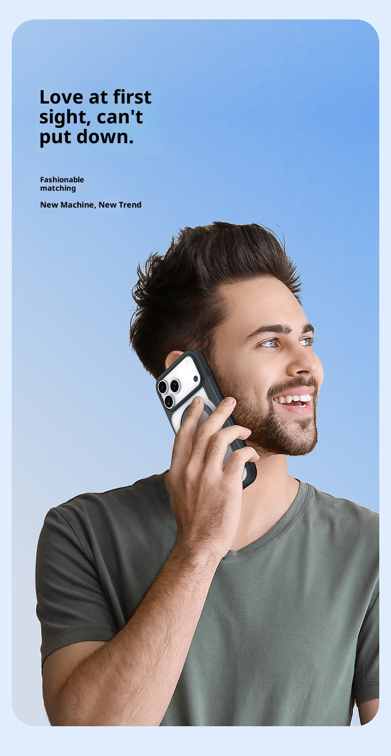 TechGlobe Kompatible iPhone 17 Flip-Case mit magnetischem Ständer, Dual-SIM-Slot, Business-Lederhülle, Fabrik-Großhandel_voghion.com