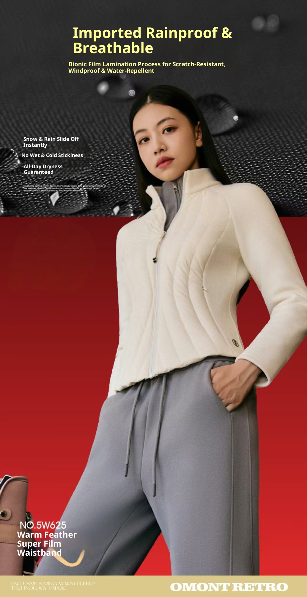 ChicShe White Duck Lightweight Stand Collar Women Outdoor Skiing Slim Fit Warm Women's Down Jacket For Inner And Outer Wear_voghion.com