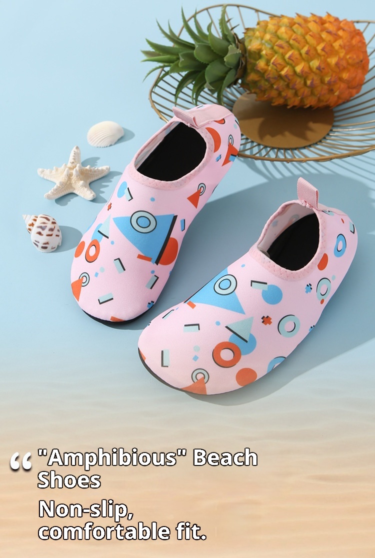 Scarpe da spiaggia per bambini, antiscivolo, anti-taglio, per bambini e bambine, adatte per parchi acquatici, anti-sabbia, delicate sulla pelle, per nuotare, guadare e torrente_voghion.com