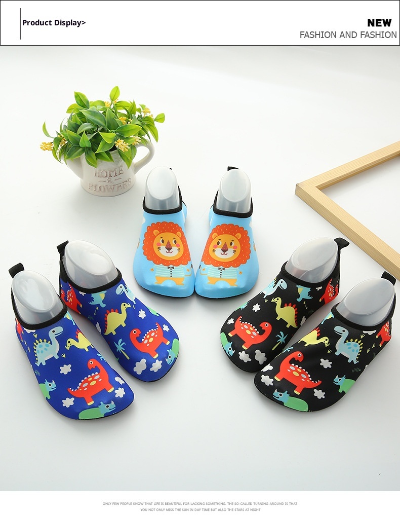 New Parent-Child Children's Diving Snorkeling Socks Men Non-Slip Swimming Water Women Surfing Drifting Running Shoes_voghion.com