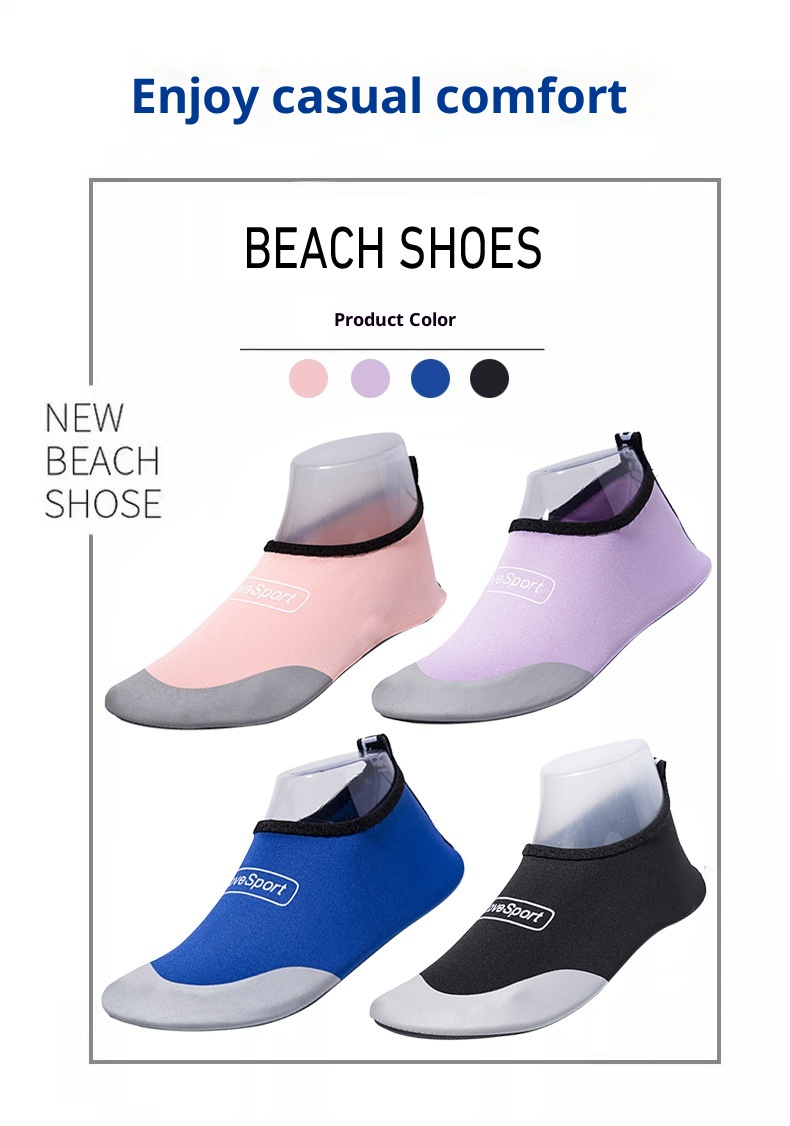 Beach Shoes Adults, Men, Women, And Children, Non-Slip Soft Sole, Quick-Dry, Suitable For Beach, Water Sports, Wading,_voghion.com