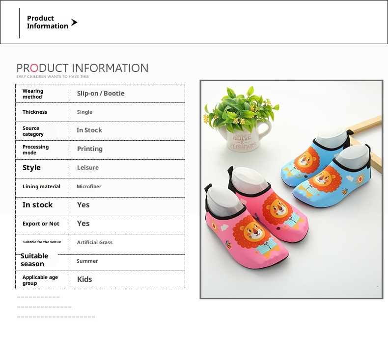 New Parent-Child Children's Diving Snorkeling Socks Men Non-Slip Swimming Water Women Surfing Drifting Running Shoes_voghion.com